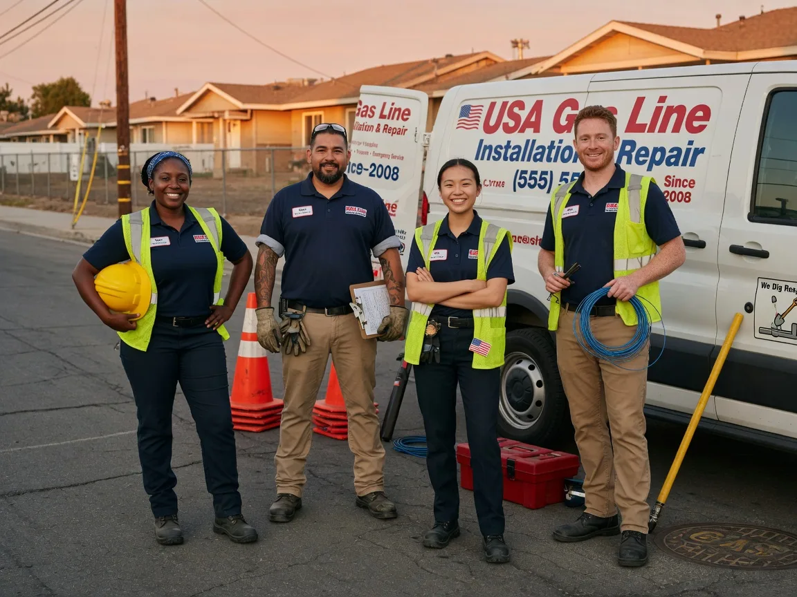 Gas Line Installation company in Oaks, PA